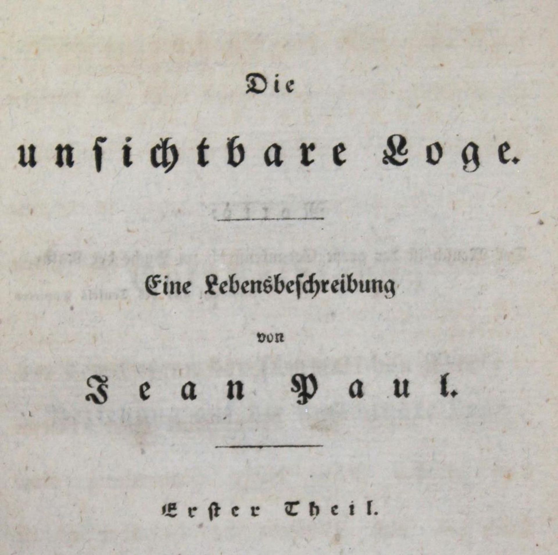 Jean Paul (d.i. J.P.F.Richter).Sämmtliche Werke. 60 in 28 Bdn. Bln., Reimer 1826-28. Hlwdbde. d