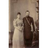 Nikolaus II. Aleksandrowitsch,Zar von Russland (1868-1918) mit seiner Schwester Xenia Alexandro