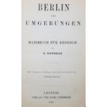 Berlin und Umgebungen.5. Aufl. Lpz., Baedeker 1887. Mit 3 Ktn., 5 Plänen u. zahlr. Grundrissen.