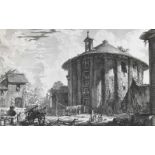 Piranesi, Giovanni Battista(1720 Mogliani - 1778 Rom). Veduta del Tempio di Cibele a Piazza del