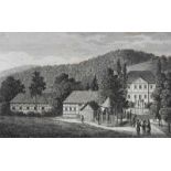 Hinze,A.H.Altwasser und seine Heilquellen. Breslau, Korn 1805. Mit gest. Front. XIV, 226 S. Mod