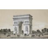 Paris et ses environs.1857. Grand album representant les vues et les monuments les plus curieux