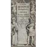 Ausonius,D.M.Opera. Iacobus Tollius ex vet. cod. restituit. Amsterdam, Blaeu 1669. 12°. Mit Kup