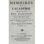 Memoires de l'Academie Royale des Sciences.1761. Avec les memoires de physique...Tome 2. Paris,