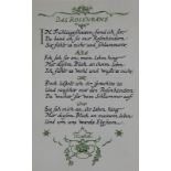 Rosenband, Das.Gedichte aus dem Rokoko. Mchn., Drei Masken-Vlg. (1921). Buchschmuck von Anna Si