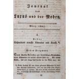 Journal des Luxus und der Moden.Hrsg. v. F.J.Bertuch u. G.M.Kraus. Jg. 1807 (Mrz.-Dez.) in 9 Bd