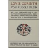 Klein,R.Lovis Corinth. Bln., Verlagsanstalt f. Litteratur u. Kunst (1908). Fol. Mit 1 Gravure u