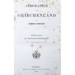 Bursian,C.Geographie von Griechenland. 2 Bde. Lpz., Teubner 1862-68. Mit 15 lithogr. Taf. Pbde.