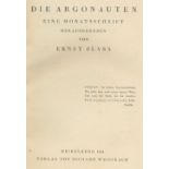 Argonauten, Die.Eine Monatsschrift. Hrsg. v. E. Blass. Heft 1-12 (alles Erschienene) in 1 Band.