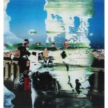 Richter, Gerhard(1932 Dresden). Ohne Titel. Farbkopie, 1998. 23,8 x 23,8 cm, Blgr. 42 x 29,5 cm