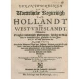 Grotius,H.Verantwoordingh van de wettelijcke regieringh van Hollandt ende West-Vriesland. Accor