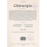 Payr,E. u. C.Franz (Hrsg).Chirugie. 2 Bde. Lpz., Barth 1922. 4°. Mit über 1000 tls. farb. Abb,