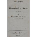 Schulze,C.F.Geschichte des Gymnasiums zu Gotha. Gotha, Perthes 1824. XIV, 320 S. Pbd. d. Zt. mi
