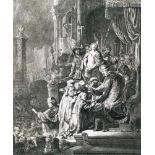 Rembrandt, Harmensz van Rijn(1606 Leiden - Amsterdam 1669). Christus vor Pilatus (Ecce homo). R