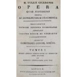 Cicero,M.T.Opera quae supersunt... adiecit C.G. Schütz. 16 Tle. in 20 Bdn. (Und:) Index Latinit
