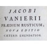 Vaniere,J.Praedium rusticum; nova editio caeteris emendatior, cum indice locupletiori. Accedit