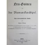 Blum,H.Neu-Guinea und der Bismarckarchipel, eine wirtschaftliche Studie. Bln., Schoenfeldt 1900
