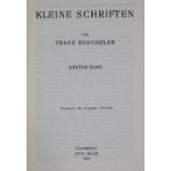 Buecheler,F.Kleine Schriften. 3 Bde. Hrsg. v. E. Hense u. E. Lommatzsch. Neudruck der Ausg. Lpz