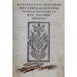 Cicero,M.T.Orationum post Venetam editionem iterum recognitarum volumen tertium. 3. Bd. (statt