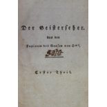 Schiller,F.v. u. E.F.Follenius.Der Geisterseher. Aus den Papieren des Grafen von O++ (Ab Tl. 2: