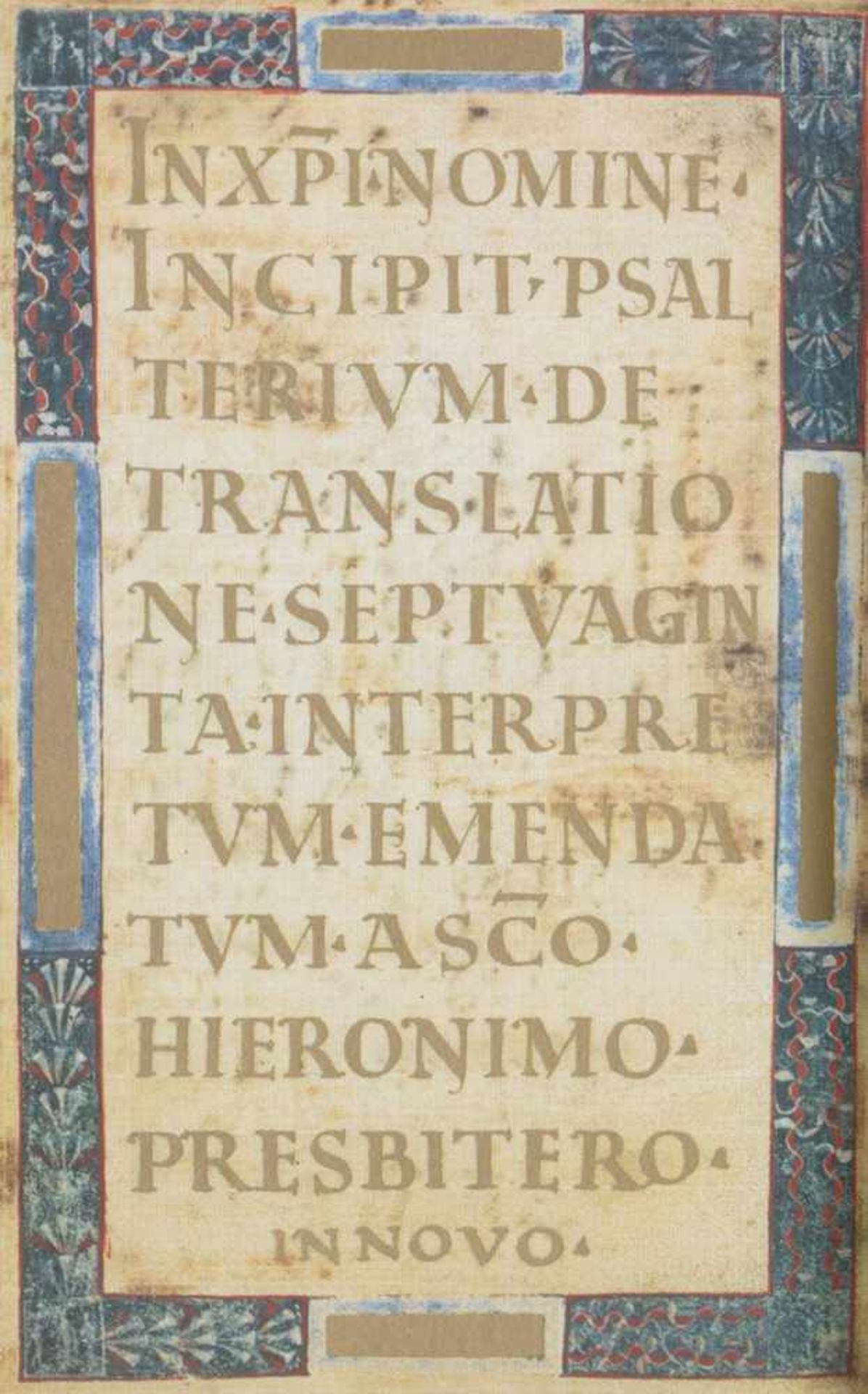 Goldene Psalter, Der.(= Dagulf-Psalter). Codex Vindobonensis 1861; Österreichische Nationalbibl