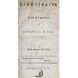 (Nicolai,K. Hrsg.).Leuchtkugeln. Ein Journal in zwanglosen Heften. Bde. 1-3 (von 4) in 3 Bdn. '