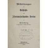 Eisenberg.Mitteilungen des Geschichts- und Altertumsforschenden Vereins zu Eisenberg im Herzogt