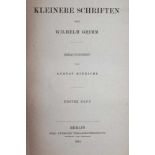 Grimm,W.Kleinere Schriften. Hrsg. von G. Hinrichs. 4 Bde. Bln. u. Gütersloh, Dümmler 1881-87. G