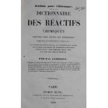 Lassaigne,J.L.Dictionnaire des reactifs chimiques employes dans toutes les experiences faites d