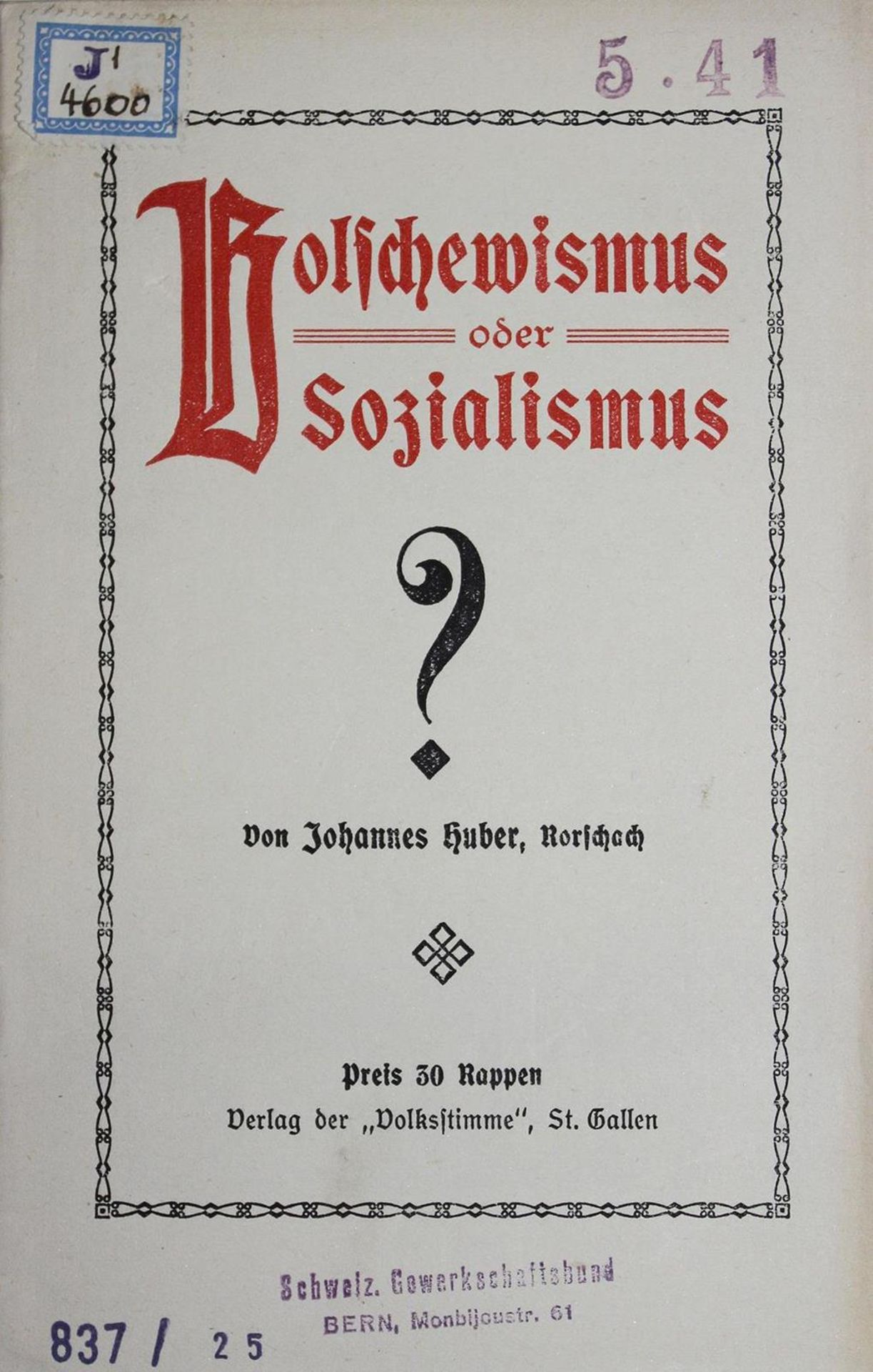 Sammlungvon 21 Kleinschriften Sozialismus. Meist Obrosch. +Enthält u.a.:+ Kraus,E - Bild 2 aus 2