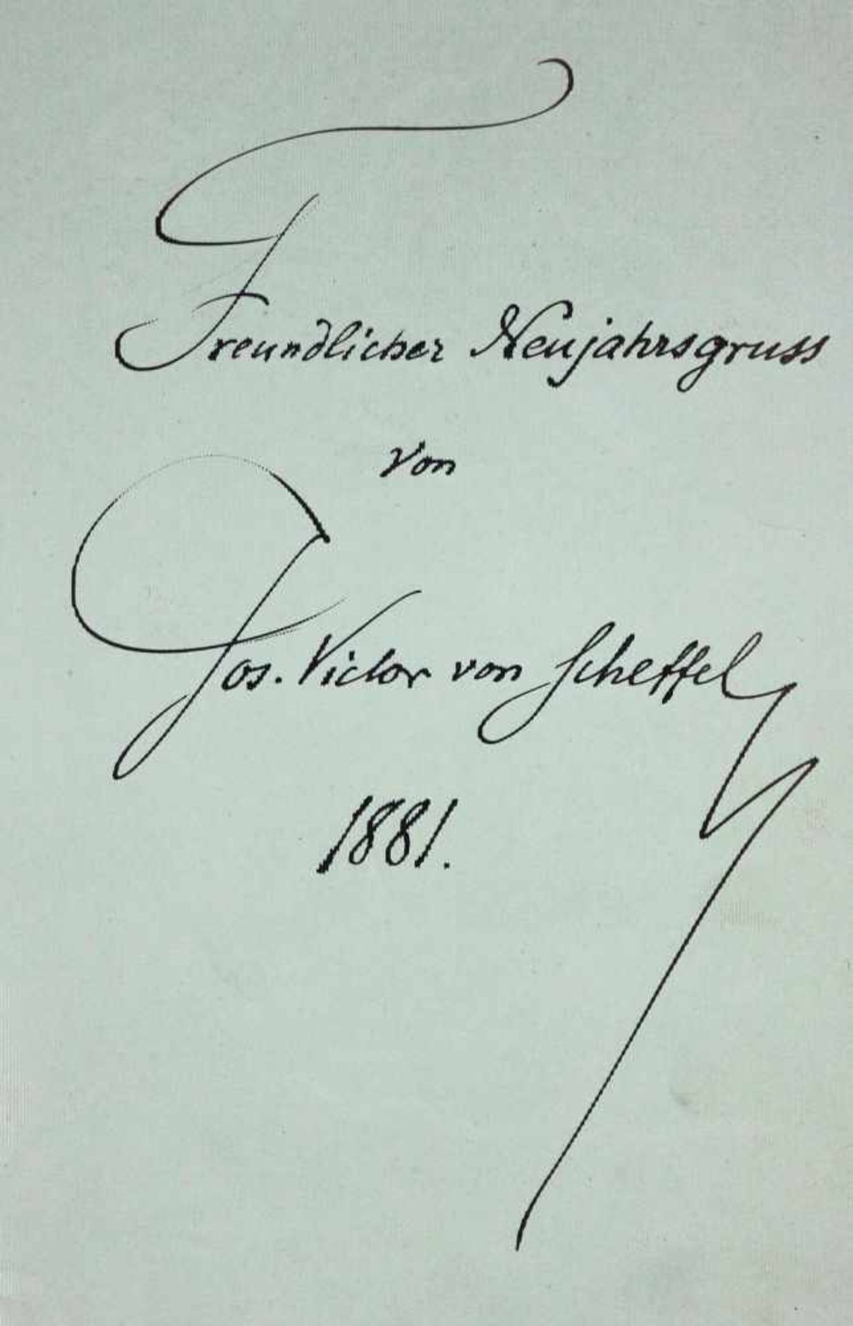 Scheffel,J.V.v.Waldeinsamkeit. Dichtung zu zwölf lndschaflt. Stimmungsbildern v. J.Marak. Stgt. - Bild 2 aus 2