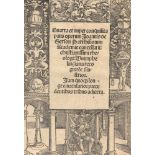 Gerson,J.Prima (-quarta) pars operum. 4 Bde. Strassburg, Knobloch 1514. Fol. Mit 4 (von 5, 2 ve