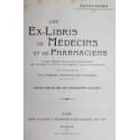 Henry-Andre (d.i. A.Schultz).Les Ex-Libris de medecins et de pharmaciens. Paris, chez l'auteur