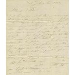 Helbig, Henri,Antiquar und Bibliophiler (1813-1890). 5 eh. Briefe in franz. Sprache mit Untersc