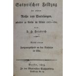 Friedrich,T.H.Satyrischer Feldzug in einer Reihe von Vorlesungen gehalten zu Berlin im Winter 1
