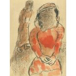 Chagall, Marc(1887 Peskowatik b. Witebsk - Saint-Paul-de-Vence 1985). 7 Bibel-Darst. Farblithog