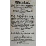 Callenbach,F.Sammelbd. mit 8 Werken. O.O. oder fingiert ca. 1715. Prgt. d. Zt. (Berieb., Rckn.