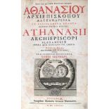 Athanasius Alexandrinus.Opera quae reperiuntur omnia. Editio nova...cum indicibus necessariis.