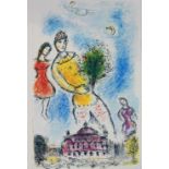 Derriere le miroir.No. 246: Chagall Lithographies originales. Paris 1981. Folio. Mit 1 doppelbl