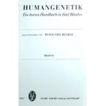 Becker,P.E. (Hrsg.)Humangenetik. Ein kurzes Handbuch in fünf Bdn. 5 Tle. in 11 Bdn. Stgt., Thie