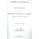 Index-Catalogueof the library of the surgeon-general's office, United States Army, Authors and