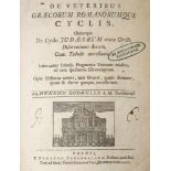 Dodwell,H.De veteribus graecorum romanorumque cyclis, obiterque De cyclo judaeorum aetate Chris