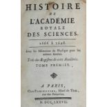 Histoire de l'Academie Royale des Sciences.1666 a 1698. Avec les memoires de physique pour les