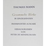 Mann,T.Gesammelte Werke in Einzelbänden. Frankfurter Ausgabe. Herausgegeben von Peter de Mendel