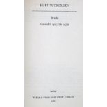 Tucholsky,K.Ausgewählte Werke (Und:) Briefe. 7 Bde. Bln., Volk und Welt 1976-83. Rote Oldrbde. mit