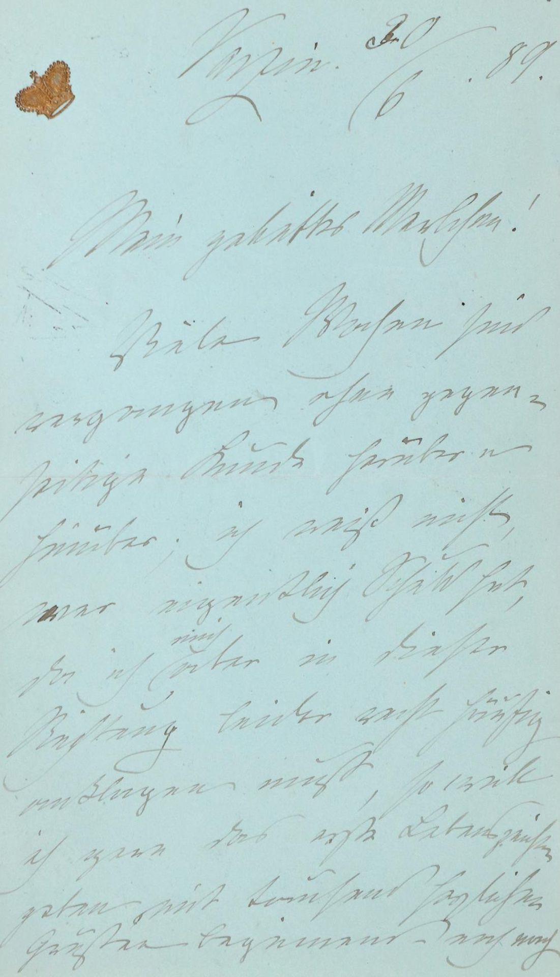 Bismarck, Johann von(1824-1894). Rückentitel: Briefe der Fürstin Bismarck (Johanna von Puttkamer, - Bild 8 aus 10