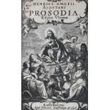 Smet(ius),H.Prosodia in novam formam digesta... Ed. ultima. Amsterdam, für J. Janson 1648. Mit