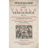 (Imhof,J.W.).Spicilegium Rittershusianum sive Tabulae genealogicae. Decades tres. Tbg., Cotta