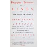 Biographia Britannica.Reprografischer Nachdruck der Ausgabe London 1747-66. 6 in 7 Bdn.