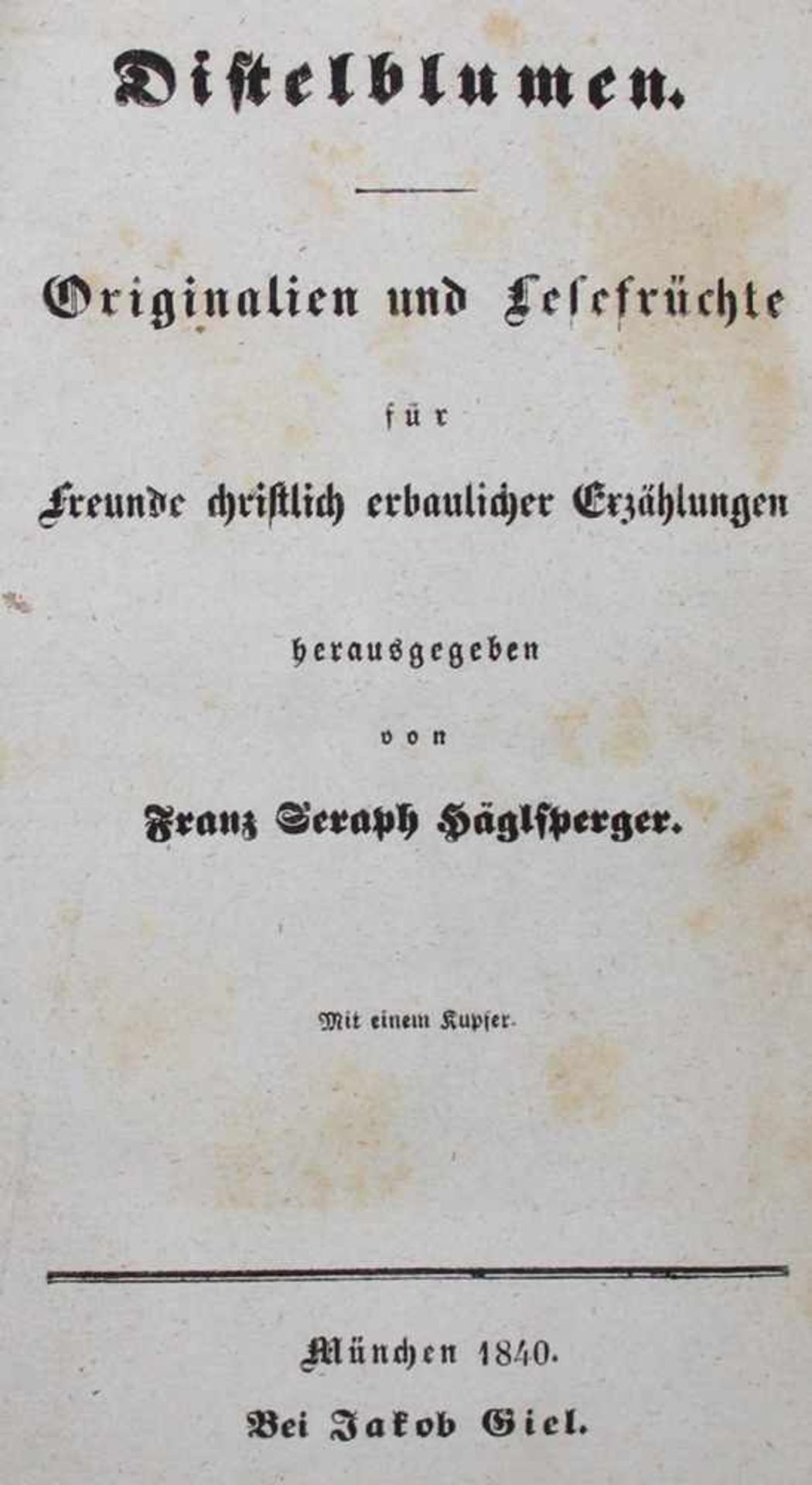 Hauber,J.M.Jugend-Bibliothek. Mischaufl. 26 Bde. Bde. I-XXV: Mchn., Giel 1825-44; Bd. XXVI: - Bild 2 aus 2
